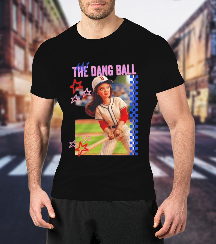 Barbie Ballfield Hit The Dang Ball Baseball Player Doll Vintage Stars T-Shirt