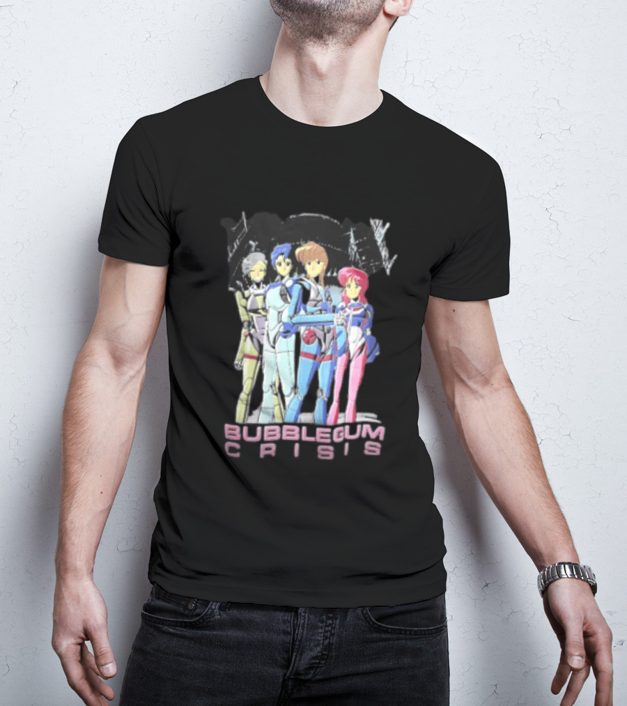 Bubblegum Crisis Female Warriors Cyberpunk Hardsuits Anime T-Shirt