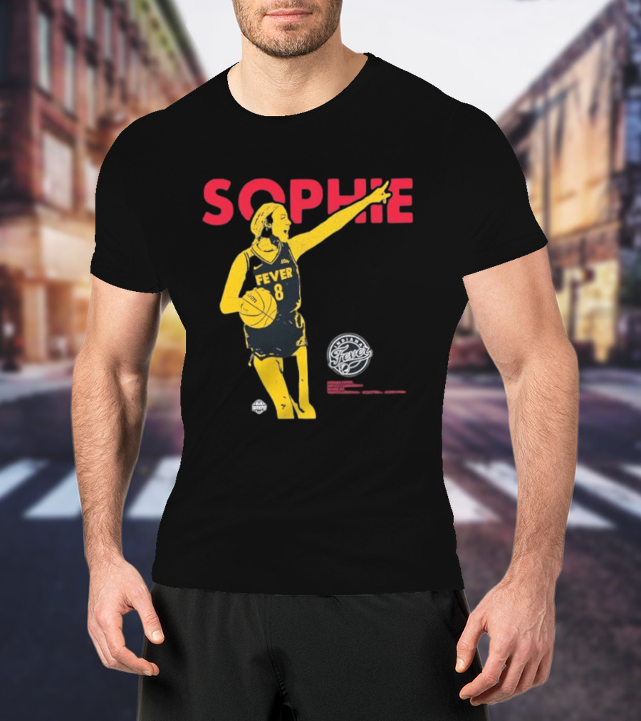 Sophie Cunningham Indiana Fever Basketball Number 8 T-Shirt