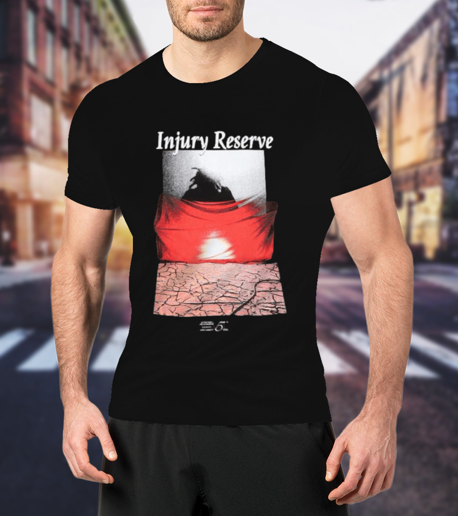 Injury Reserve Stage With Surreal Red And Black T-Shirt