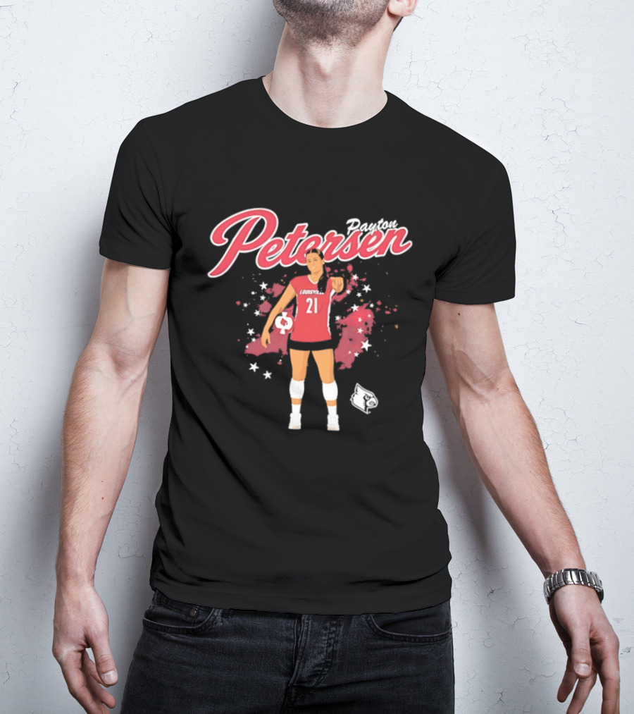 Payton Petersen Louisville Cardinals 21 Volleyball Sportswear T-Shirt