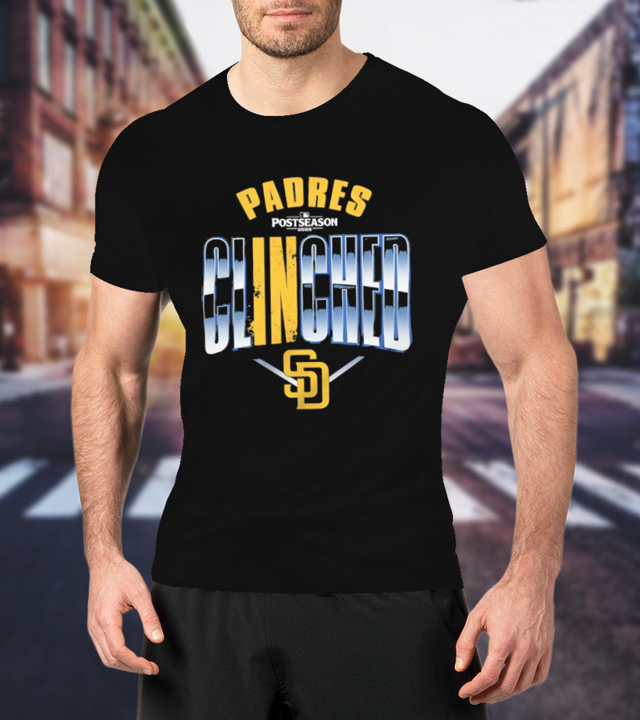 San Diego Padres 2026 MLB Postseason Clinched Padres Postseason Clinched SD T-Shirt