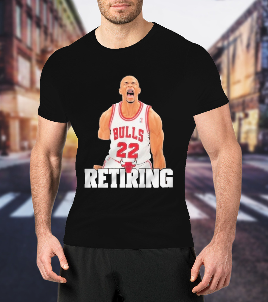 Taj Gibson 22 Bulls Retiring Iconic Moment T-Shirt