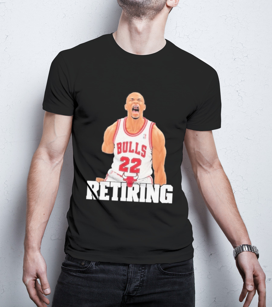 Taj Gibson 22 Bulls Retiring Iconic Moment T-Shirt