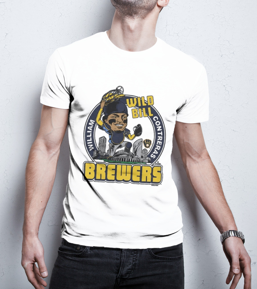 Milwaukee Brewers Wild Bill William Contreras Baseball 2026 T-Shirt