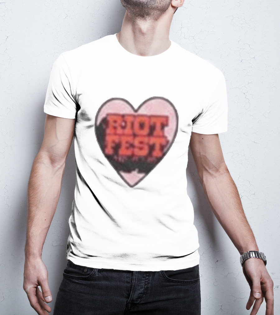 Riot Fest 2026 Chicago September 18 20 Heart T-Shirt