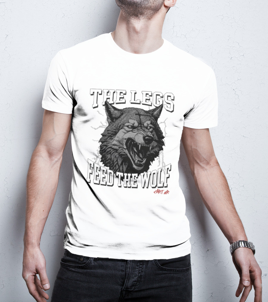 The Legs Feed The Wolf Will Carter Roaring Wolf T-Shirt