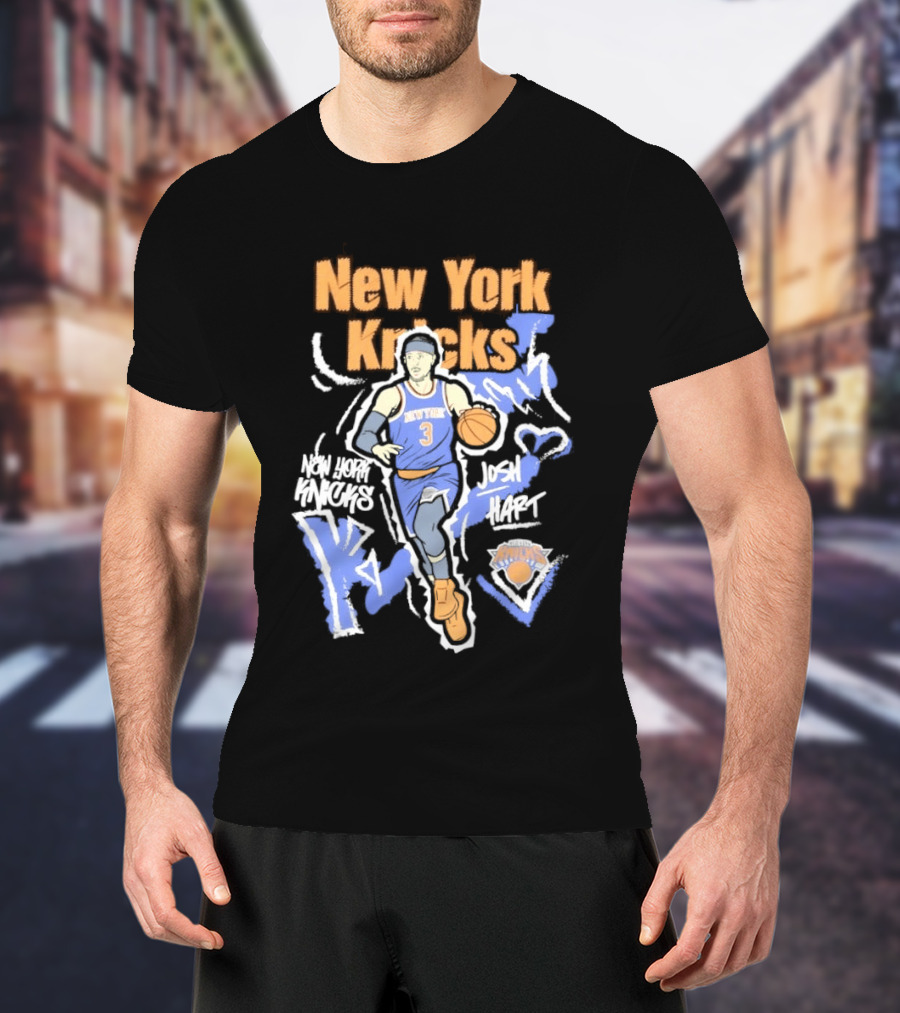 New York Knicks Josh Hart Chalked Up Basketball Player T-Shirt