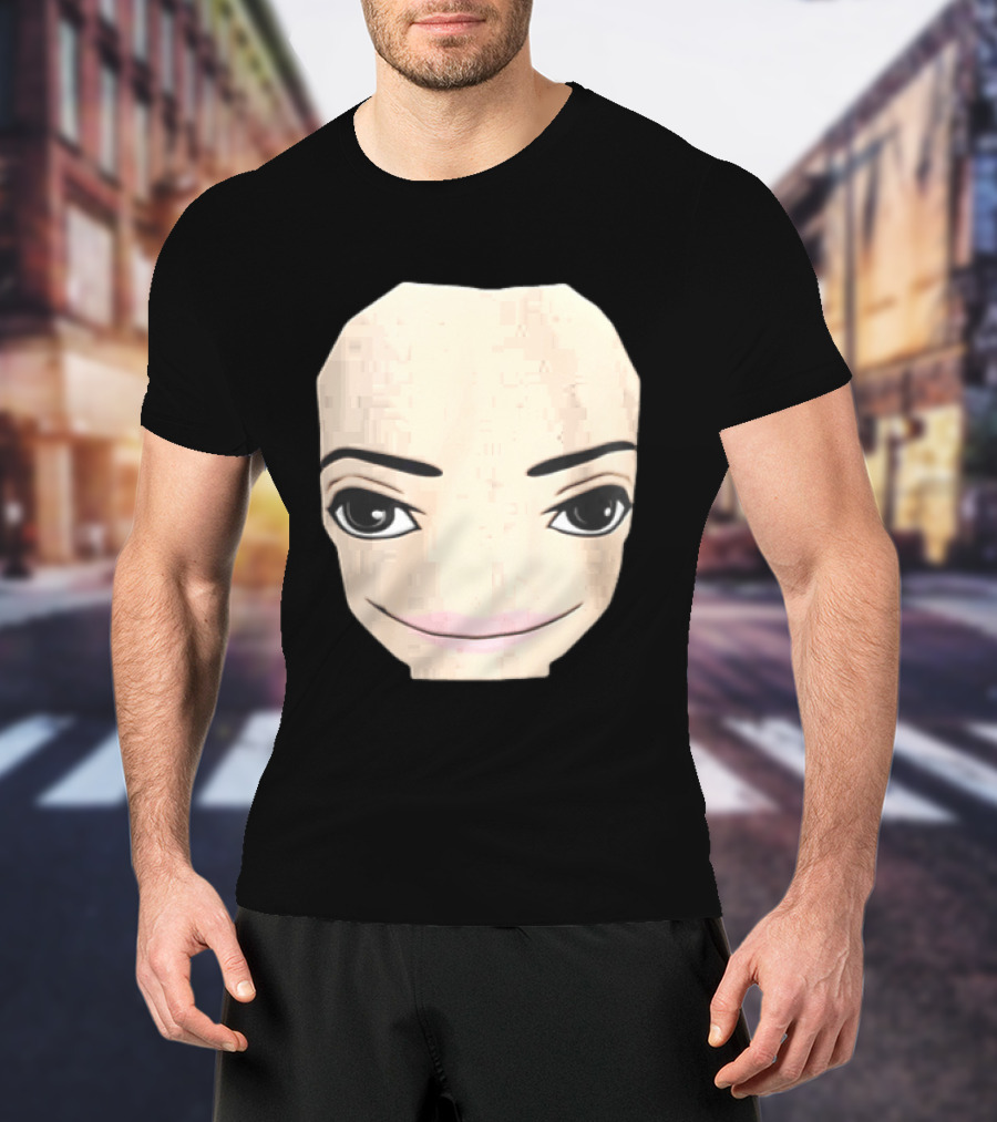 Roblox Avatar Smirking Face Female T-Shirt