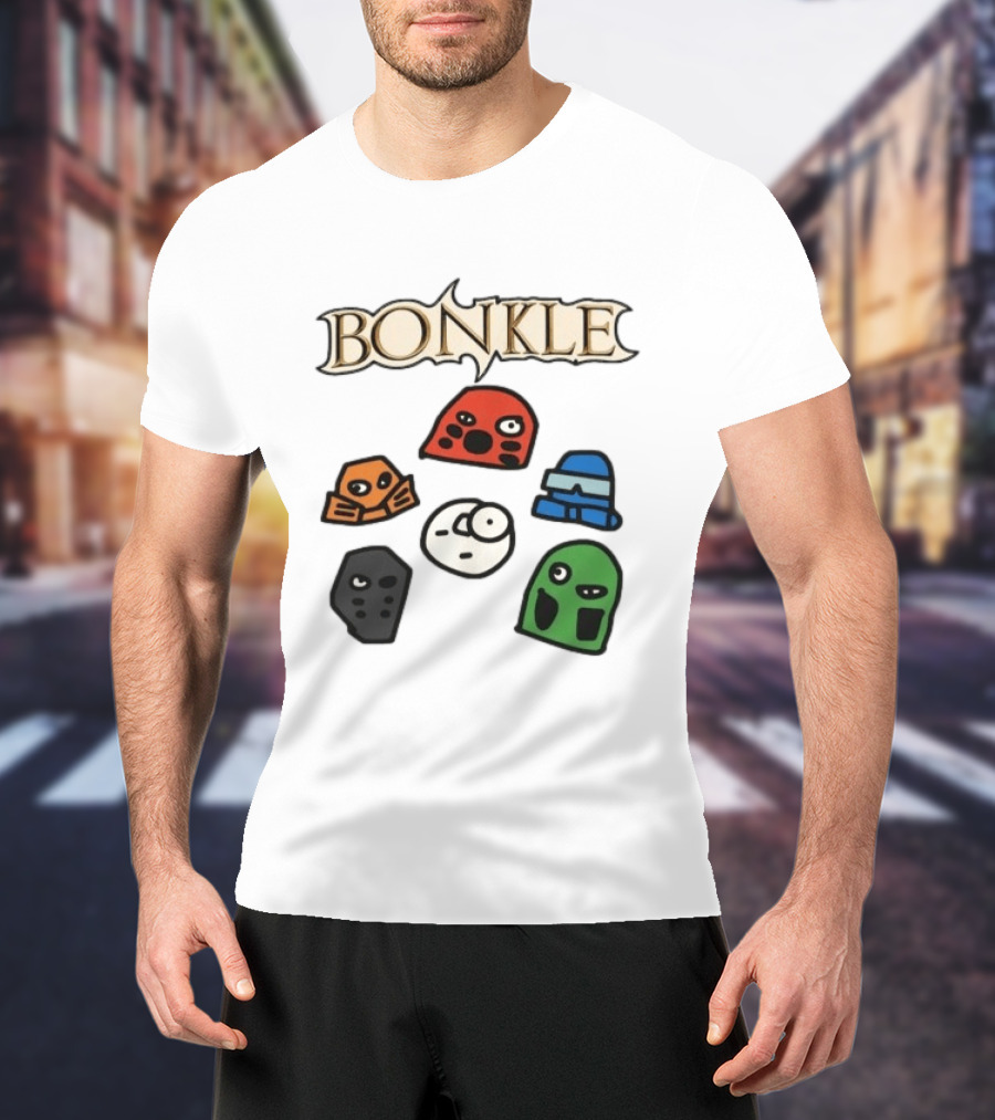 Bonkle Bionicle Toa Mata Masks Collection T-Shirt