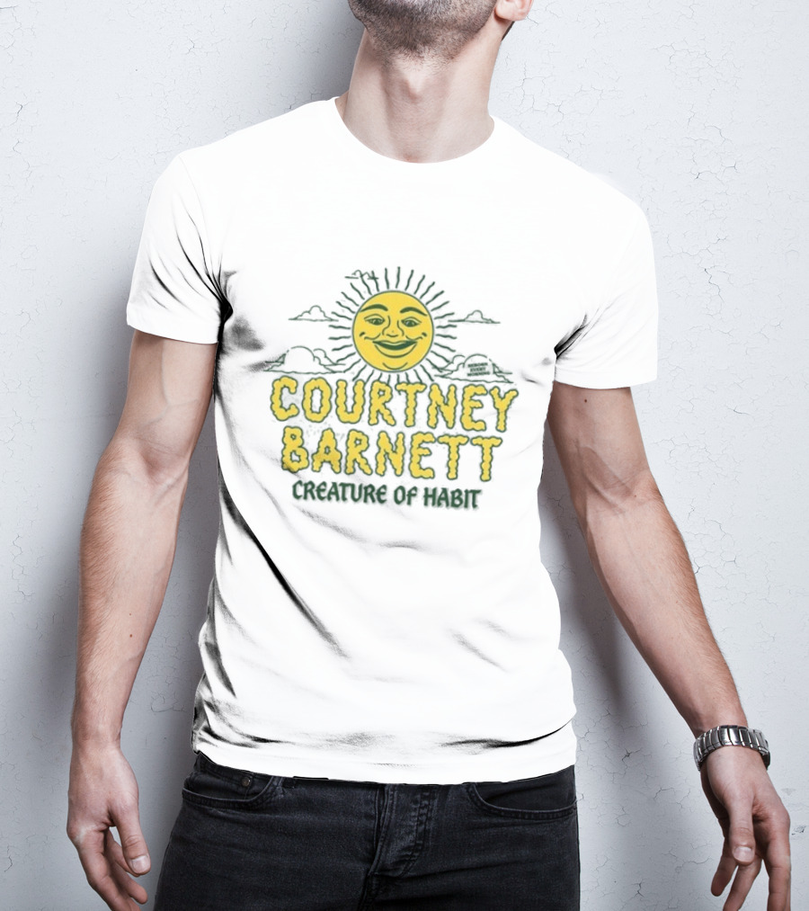 Courtney Barnett Creature Of Habit Sunny Face T-Shirt