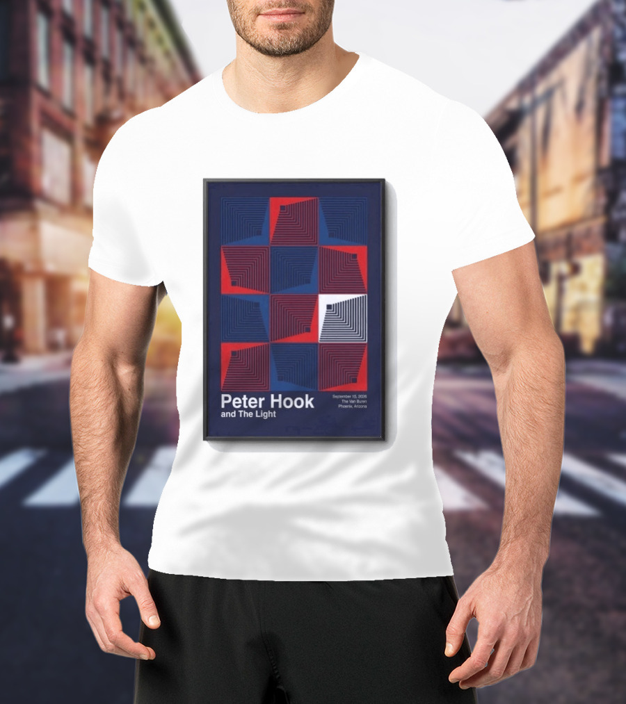Peter Hook And The Light September 15 2026 The Van Buren Phoenix Arizona T-Shirt