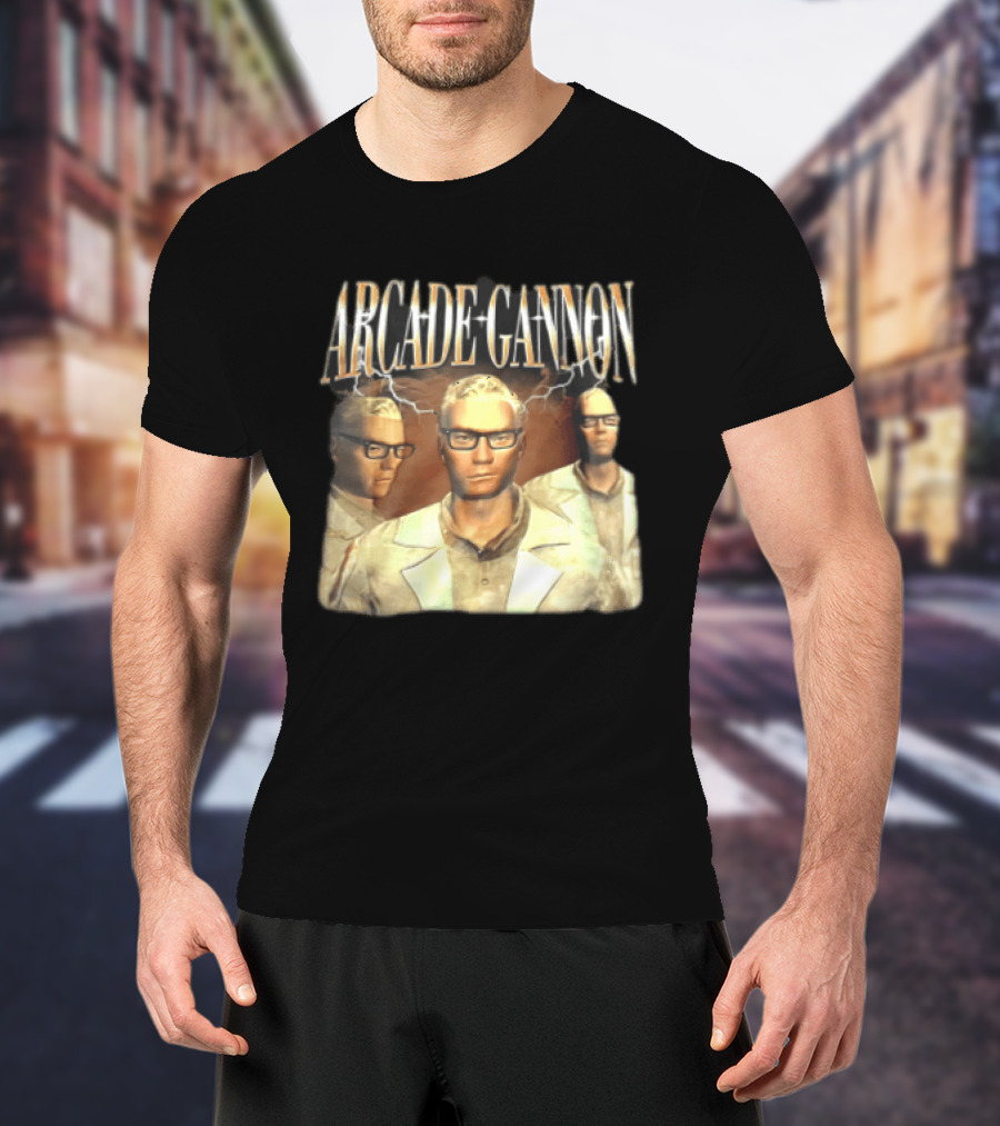 Arcade Gannon Bootleg Lightning Trio T-Shirt