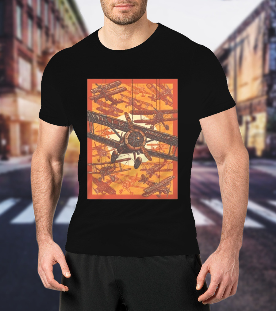Billy Strings Fall 2026 Luke Martin Denver CO Airplane T-Shirt