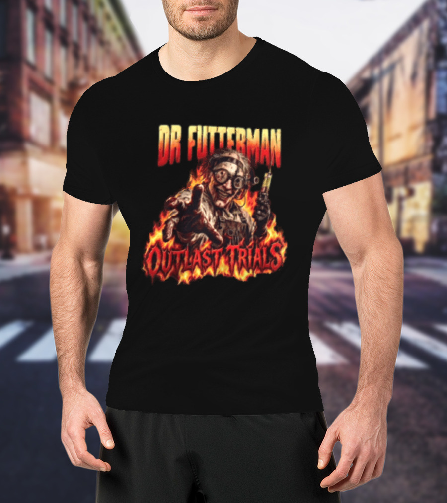 Dr Futterman Outlast Trials Horror Game T-Shirt