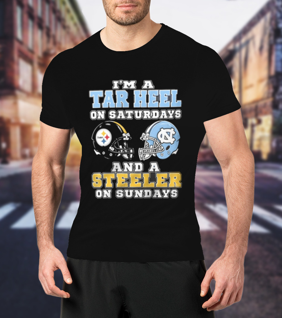 Pitt Panther On Saturdays And Steeler On Sundays Football Team Spirit T-Shirt