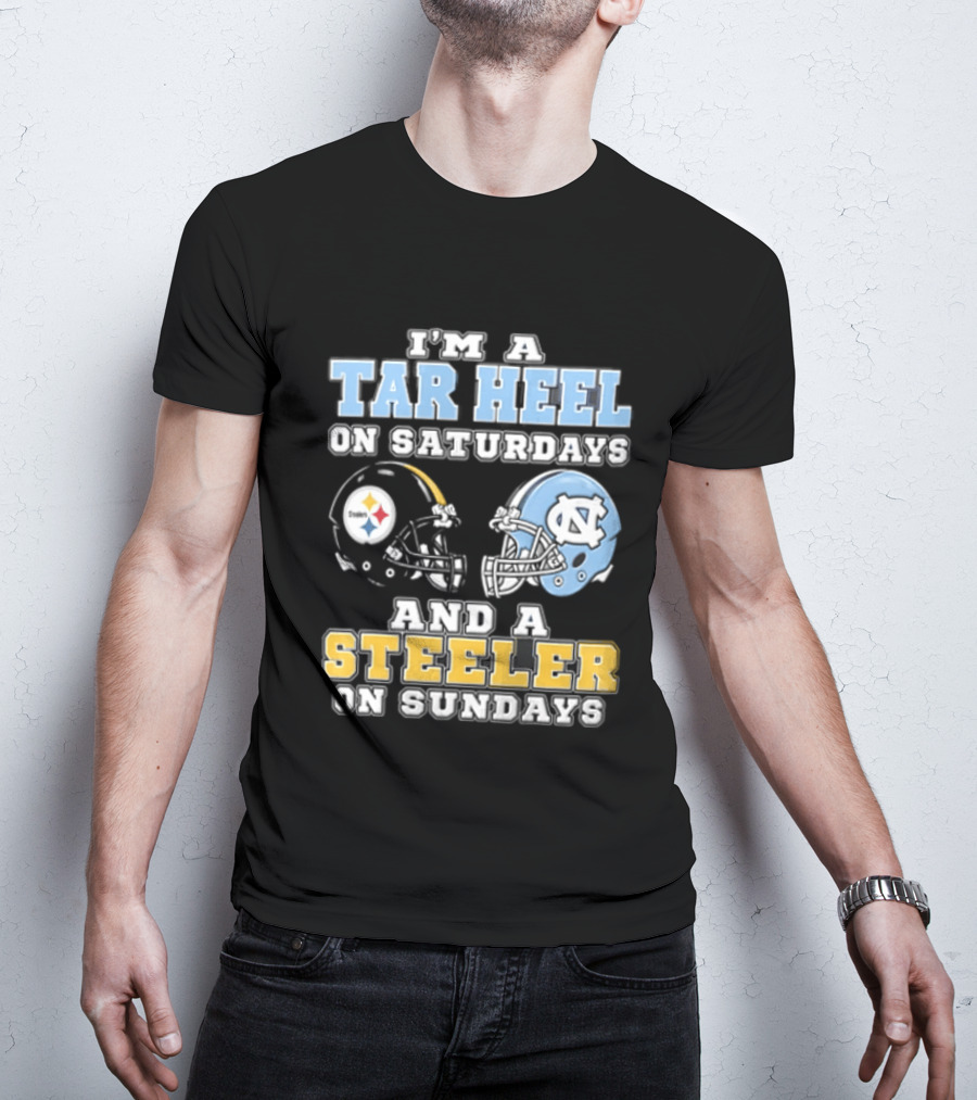 Pitt Panther On Saturdays And Steeler On Sundays Football Team Spirit T-Shirt