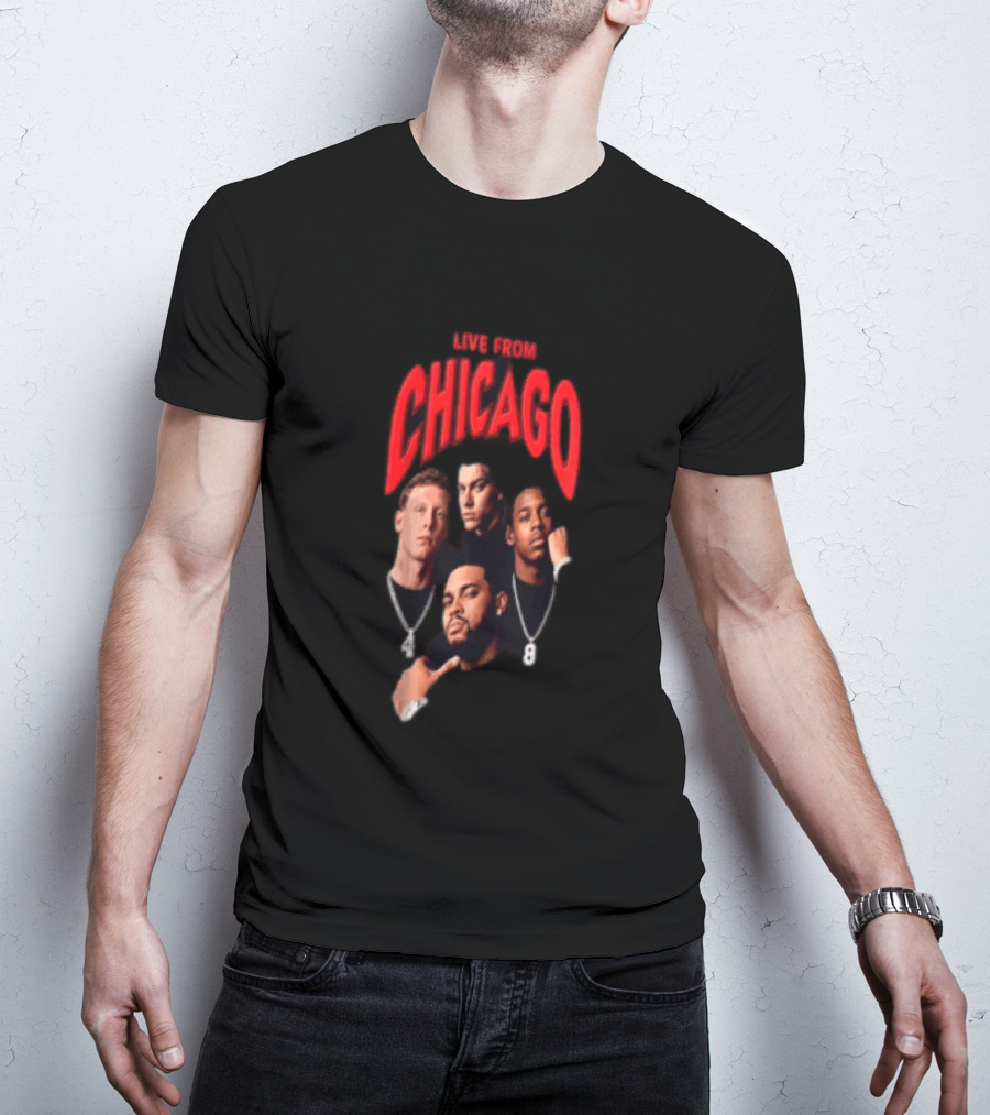 Live From Chicago Basketball Stars T-Shirt