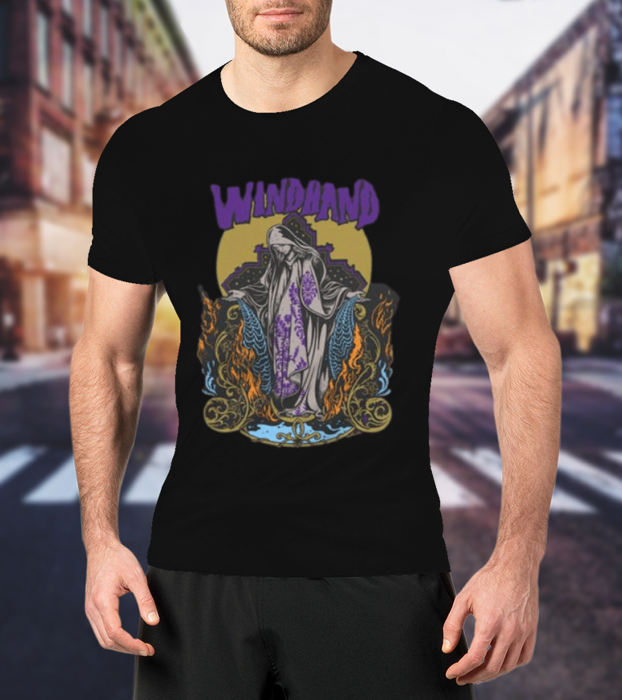 Windhand La Llorona Gothic Artwork Flame T-Shirt