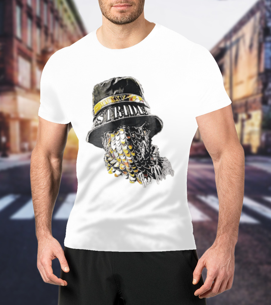 Strides Mmxxv Magpie Bucket Hat Golden Feather Mask T-Shirt