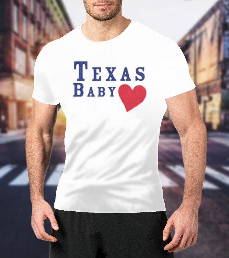 Susannah Joffe Store Texas Baby Heart Tank T-Shirt
