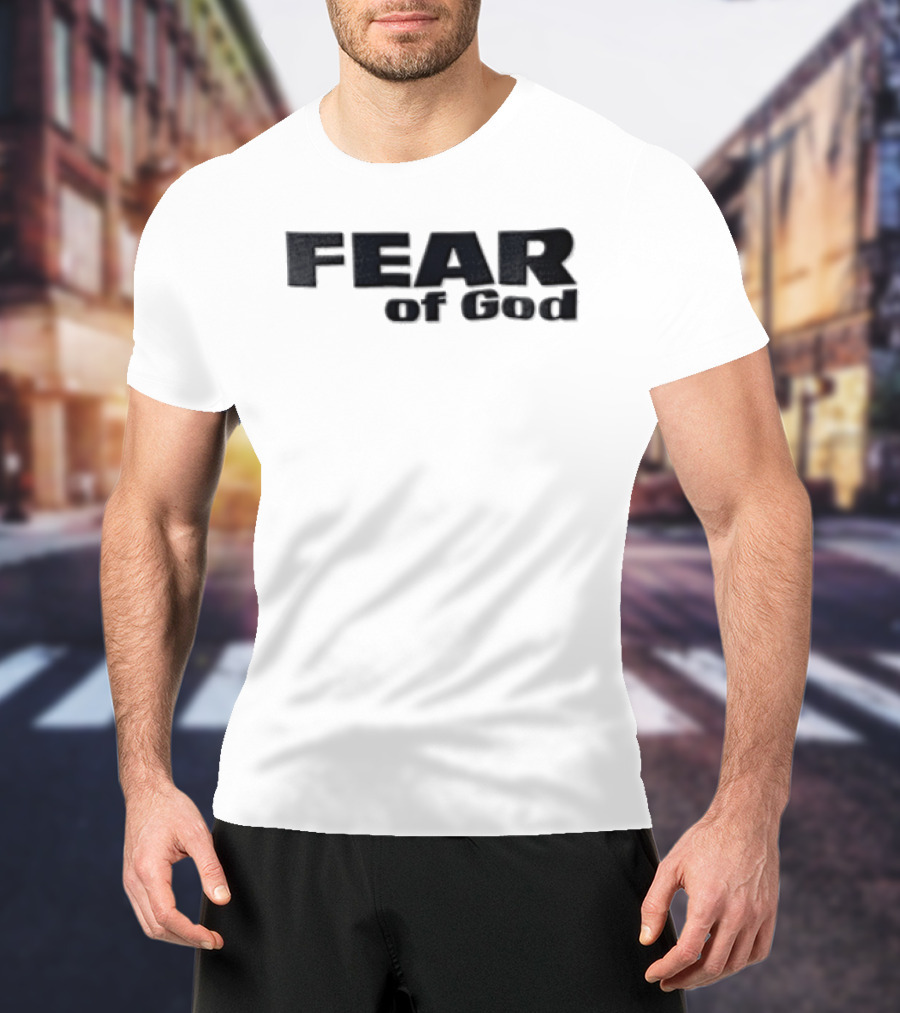 Fear Of God Heavy Block Lettering Minimalist T-Shirt