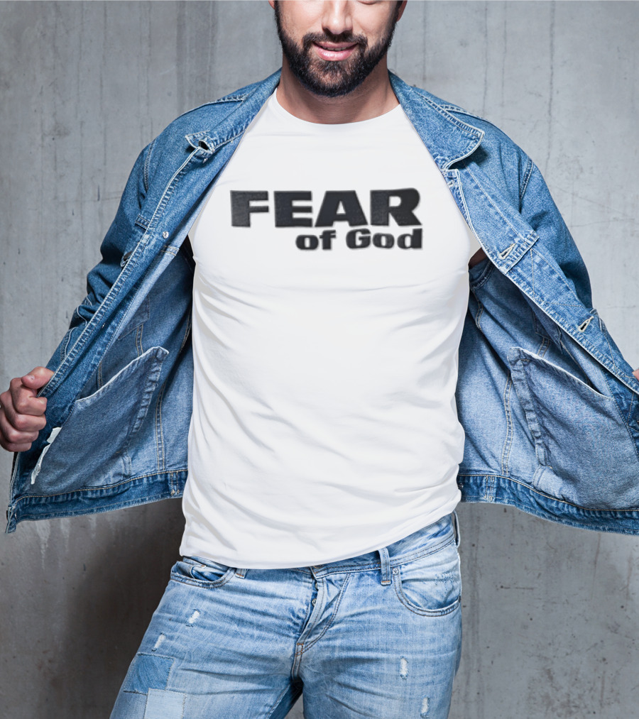 Fear Of God Heavy Block Lettering Minimalist T-Shirt