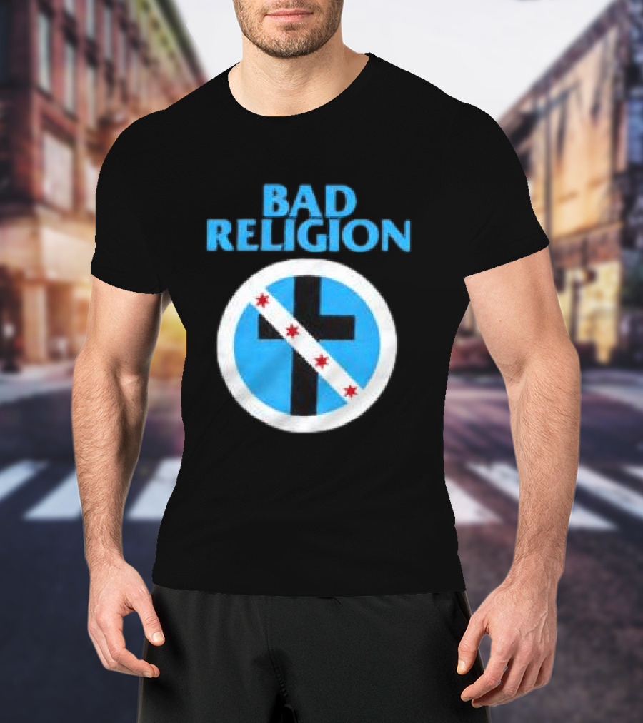Bad Religion Store Riot Fest Chicago T-Shirt