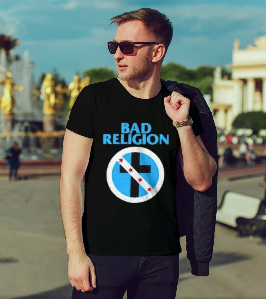 Bad Religion Store Riot Fest Chicago T-Shirt
