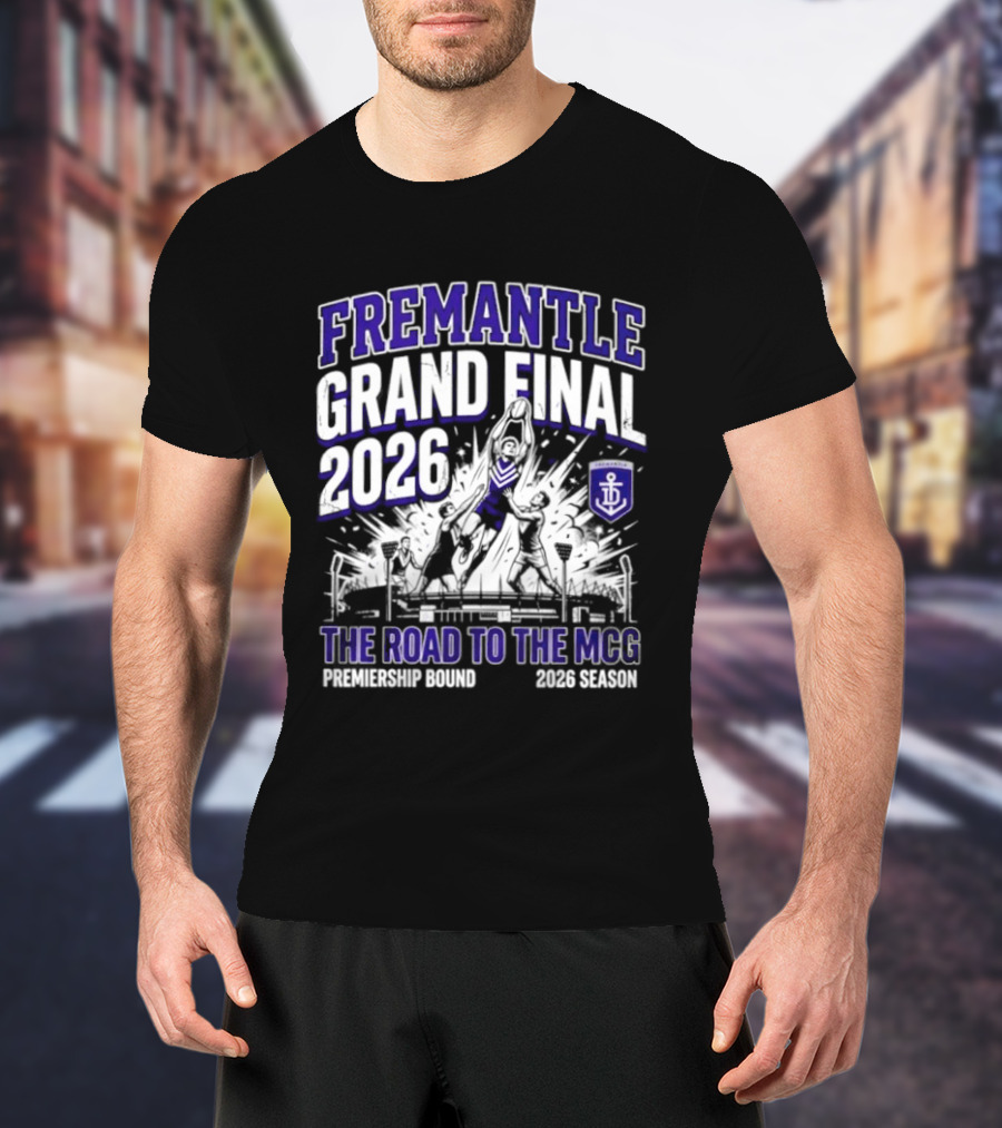 Fremantle Grand Final 2026 Road To The MCG AFL Dockers T-Shirt