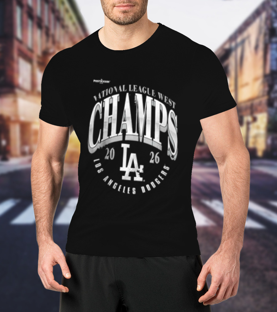 Los Angeles Dodgers National League West Champs 2026 LA T-Shirt
