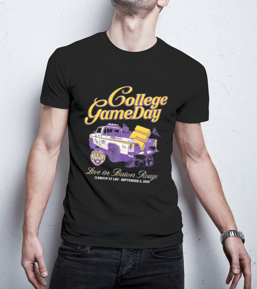 LSU Tigers College Gameday Live In Baton Rouge September 9 2023 Truck T-Shirt