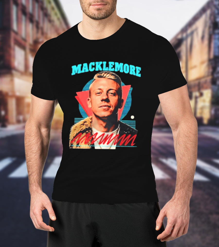 Macklemore Vintage Retro Style Collage T-Shirt