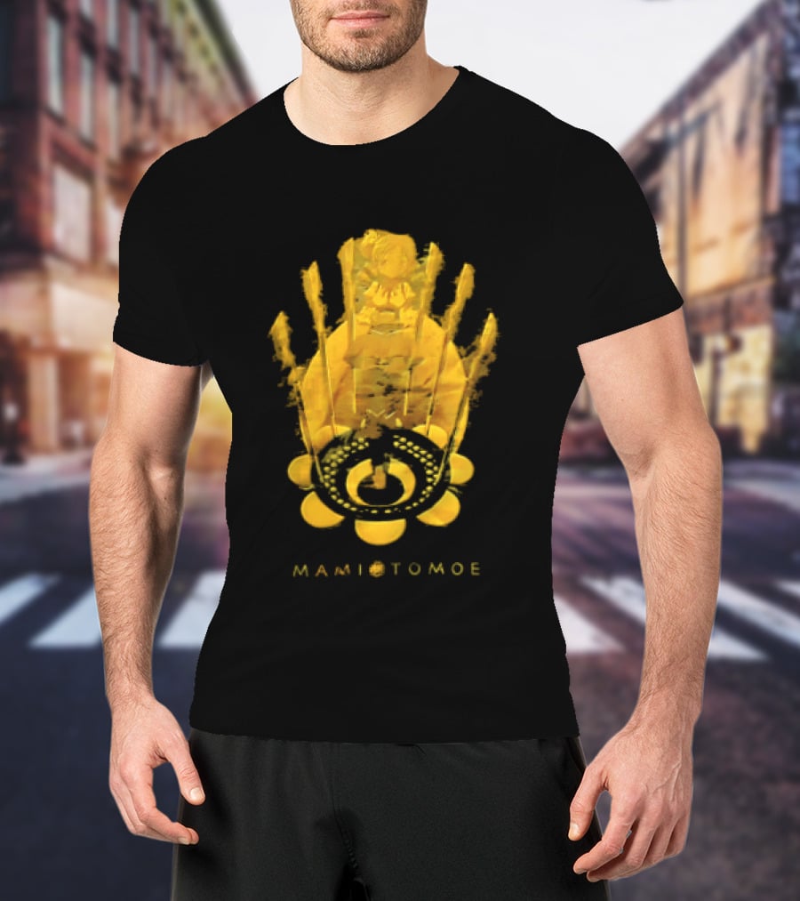 Mami Tomoe Magical Anime Character Golden T-Shirt