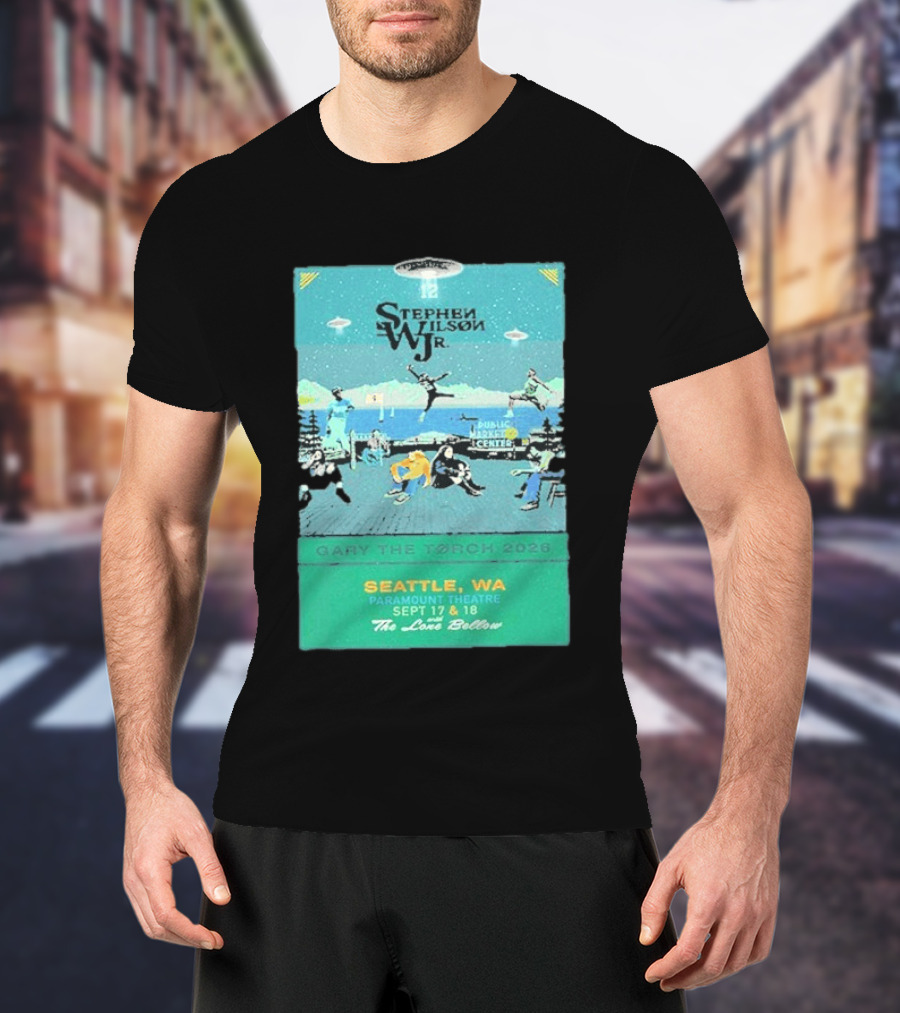 Stephen Wilson Jr Carry The Torch 2026 Seattle Paramount Theatre Event September 17 18 Public Market Center Seattle WA T-Shirt