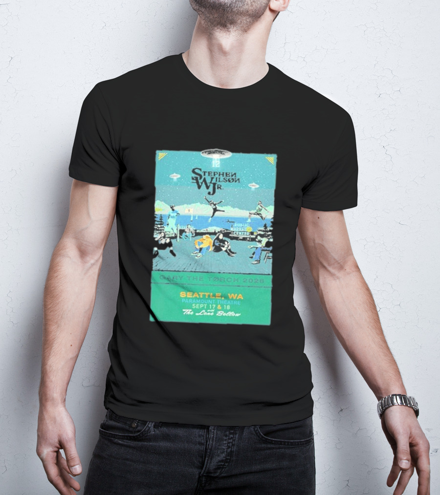 Stephen Wilson Jr Carry The Torch 2026 Seattle Paramount Theatre Event September 17 18 Public Market Center Seattle WA T-Shirt
