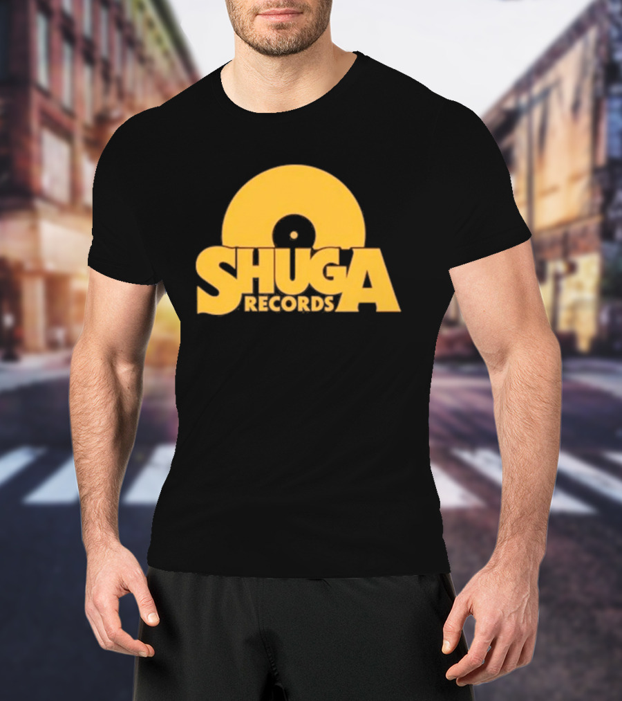 Shuga Records Vinyl Icon Retro Style Collection T-Shirt