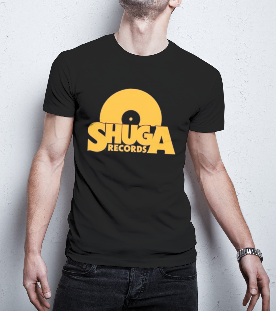 Shuga Records Vinyl Icon Retro Style Collection T-Shirt