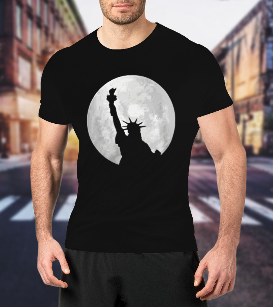 Statue Of Liberty Lunar T-Shirt