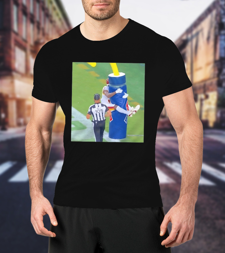 Stefon Diggs Washington Commanders Touchdown Celebration NFL Moment T-Shirt