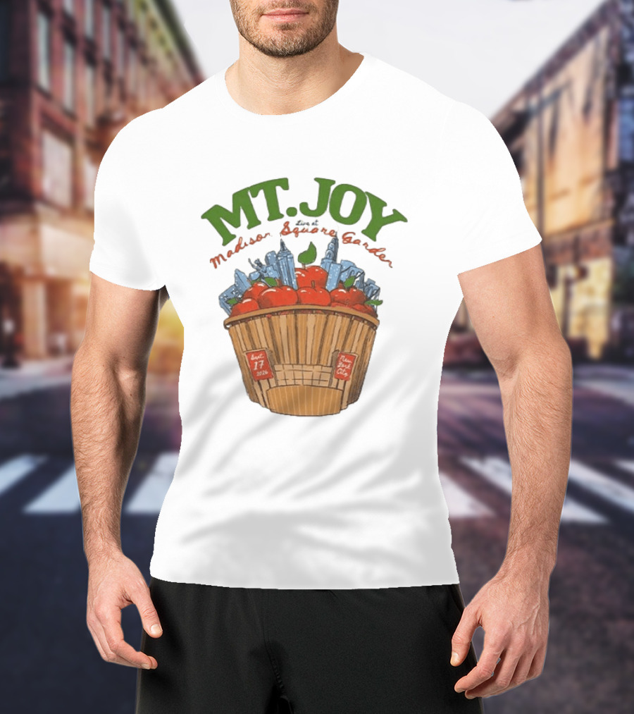 Mt. Joy Madison Square Garden Sept 17 2026 Apples New York City T-Shirt