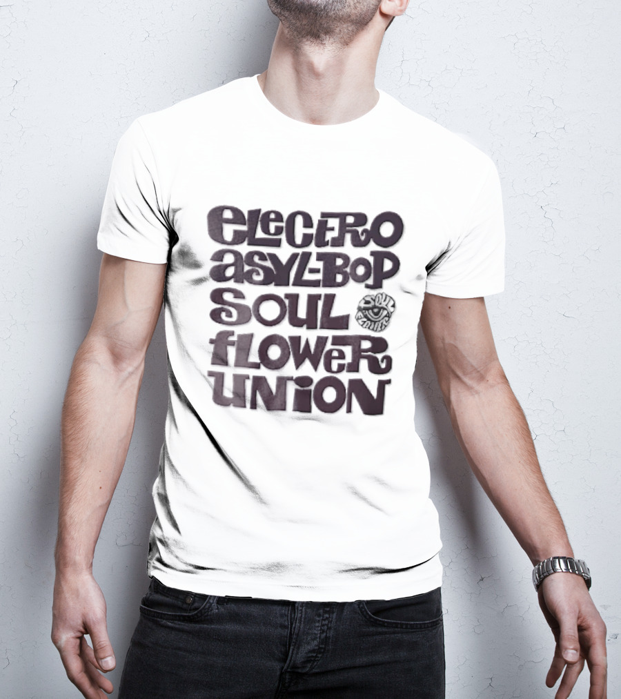 Electro Asylum Bop Soul Flower Union Psychedelic Eye T-Shirt