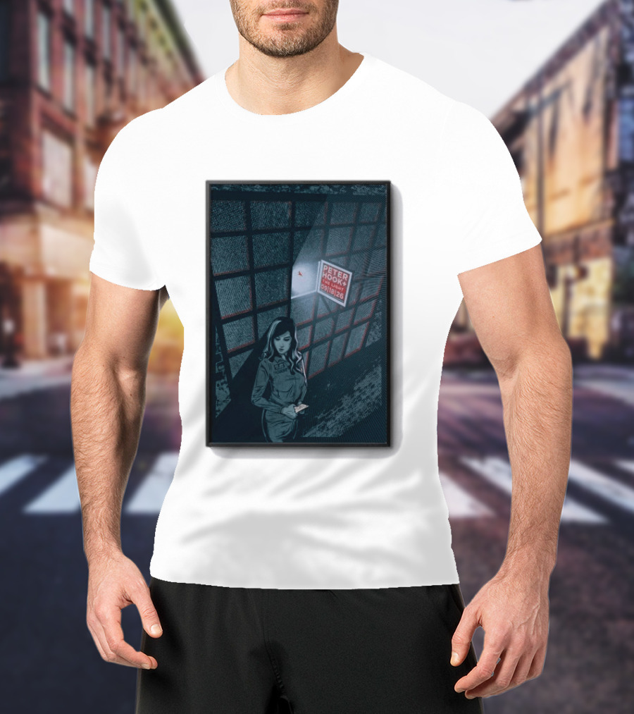 Peter Hook And The Light 9 18 2026 Del Mar CA Tour Woman In Dress Guard غرفة المراقبة T-Shirt