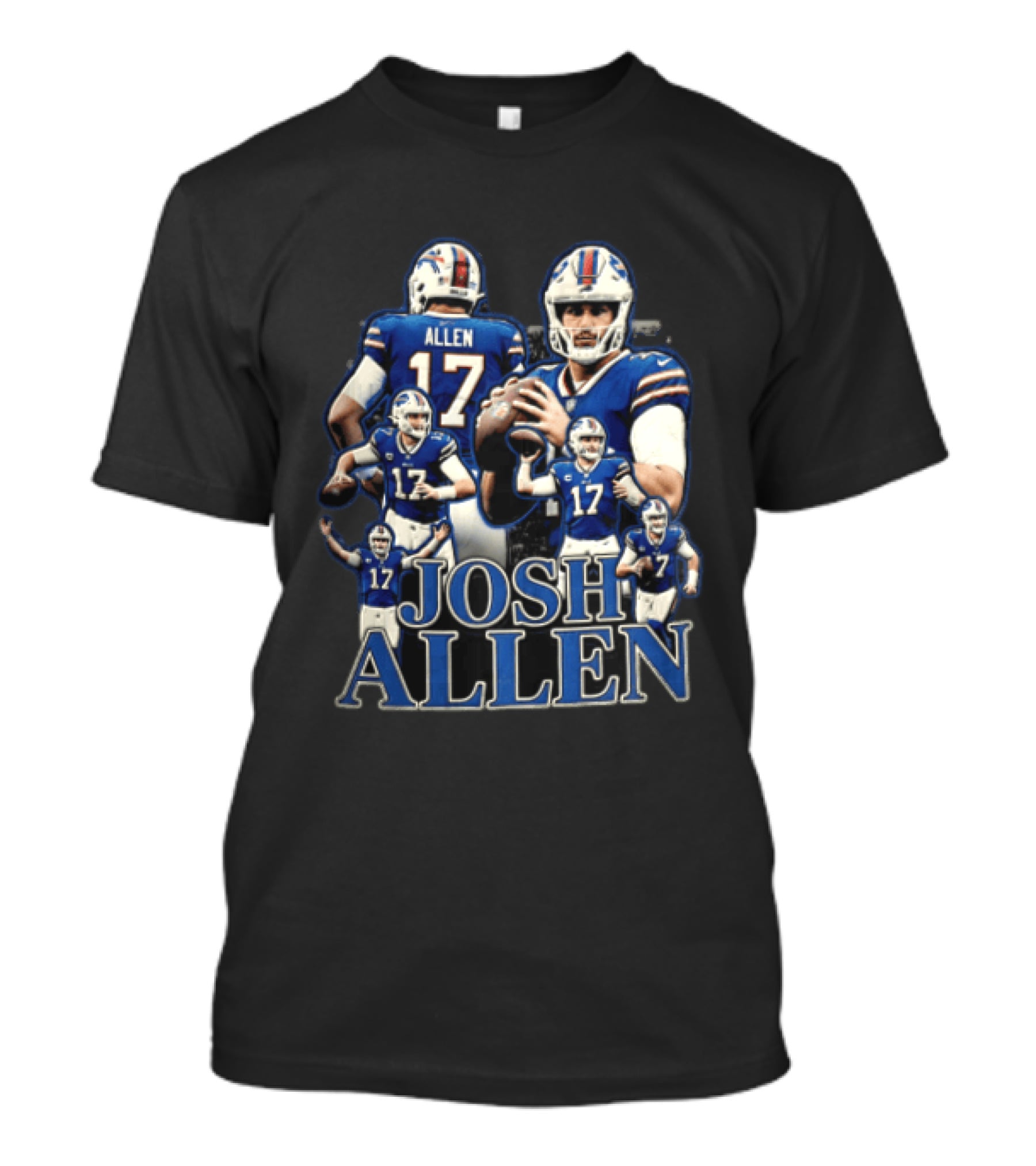 Josh Allen Buffalo Bills Multiple Poses 17 Football T-Shirt