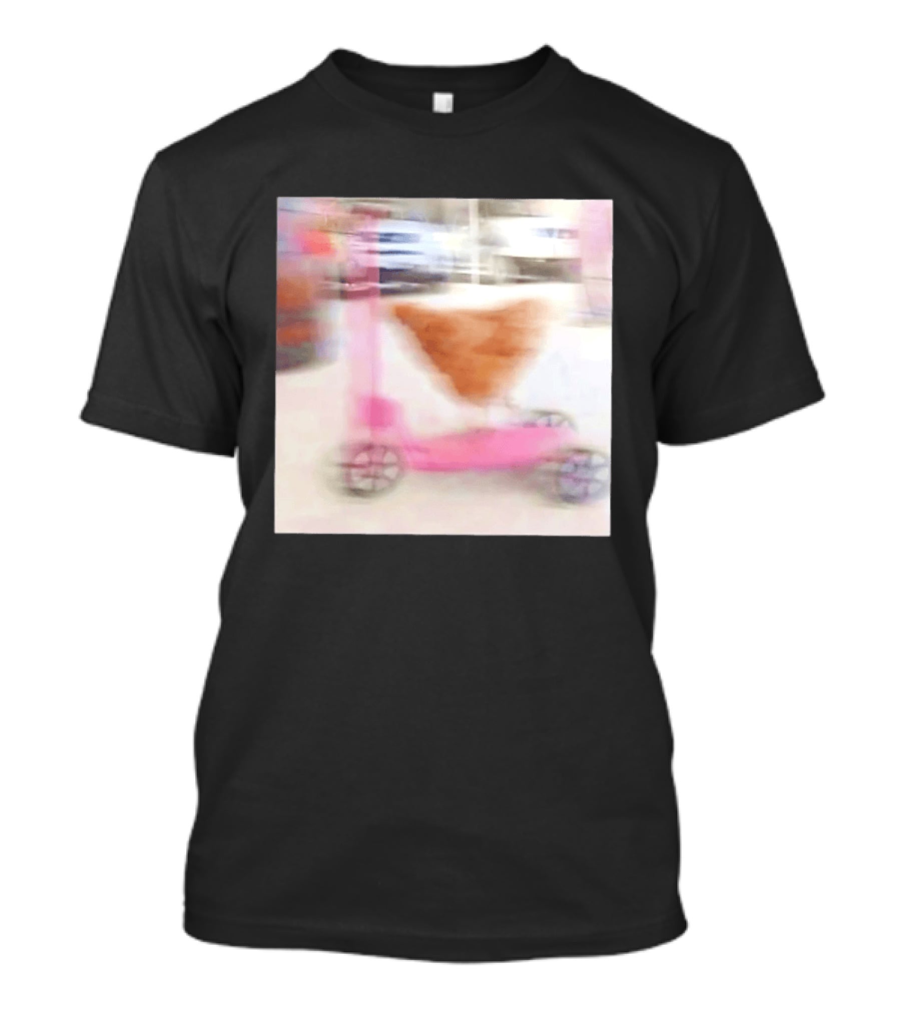 Chicken Riding Pink Scooter T-Shirt