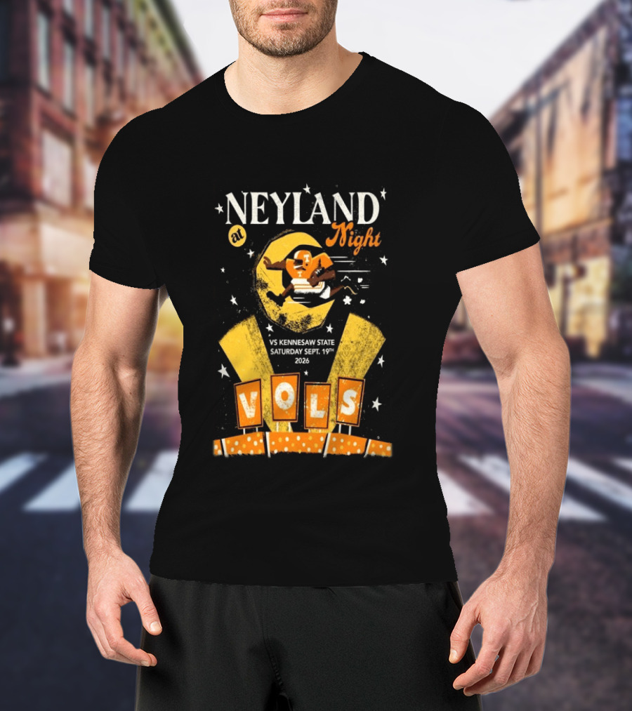 Neyland At Night Vols Vs Kennesaw State September 19 2026 Football Knoxville T-Shirt