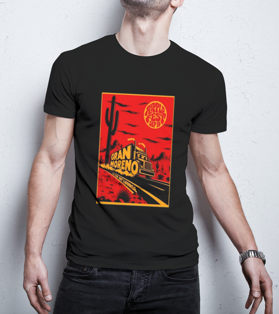 Gran Moreno Ripplefest Texas The Far Out Lounge September 19 2026 T-Shirt