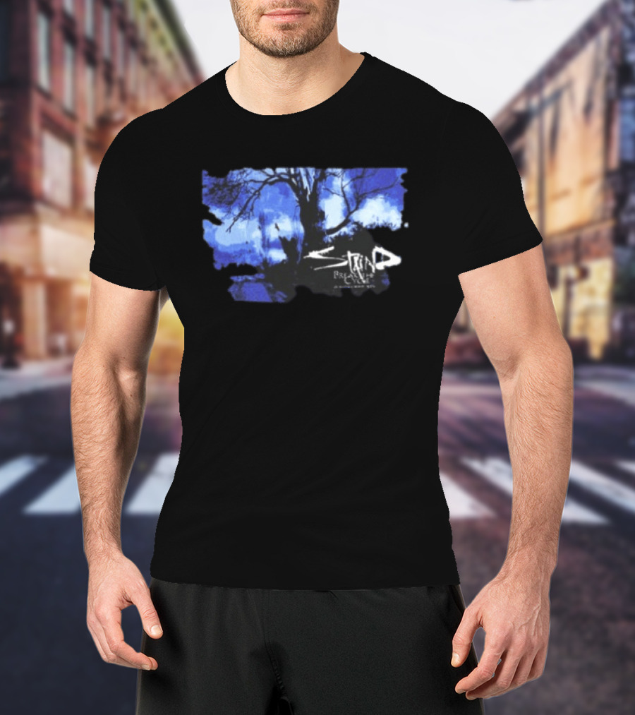 Staind Break The Cycle 2026 25th Anniversary Tour Tree Blue T-Shirt