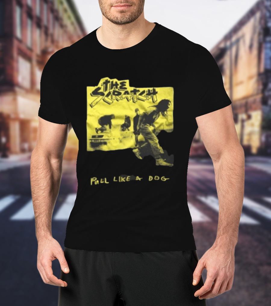 The Scratch Pull Like A Dog Grunge Style Vintage Band T-Shirt