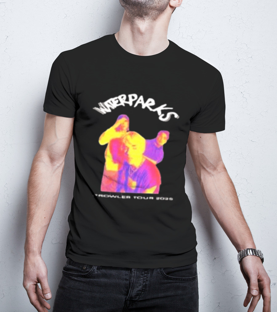 Waterparks Infrared Prowler Tour 2025 Crystallized Oceans Songs T-Shirt